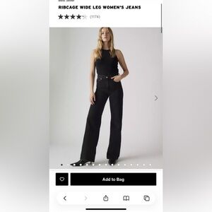 Levi’s ribcage wide leg women’s jeans